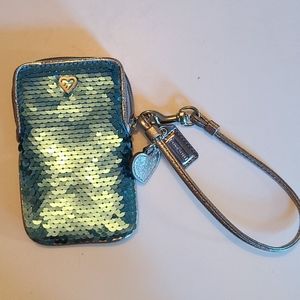 Coach Poppy wristlet,  euc